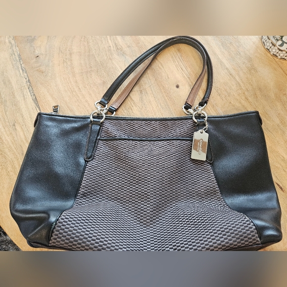 Coach Black and Brown Women's Tote Bag - Picture 5 of 16